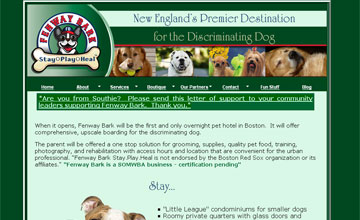 A Dog Hotel in Boston