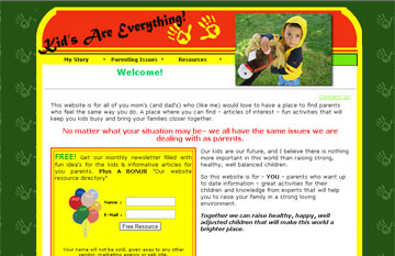 Childrens web site